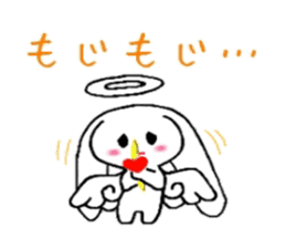 Ten usa(Angel rabbit) sticker #2062424