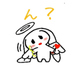 Ten usa(Angel rabbit) sticker #2062429