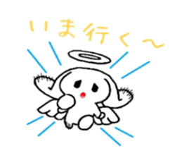 Ten usa(Angel rabbit) sticker #2062430