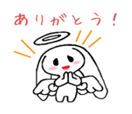 Ten usa(Angel rabbit) sticker #2062439