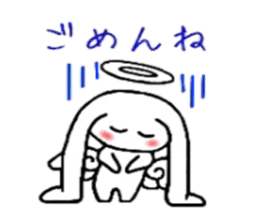 Ten usa(Angel rabbit) sticker #2062442