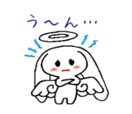 Ten usa(Angel rabbit) sticker #2062443