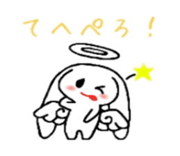 Ten usa(Angel rabbit) sticker #2062447