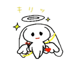 Ten usa(Angel rabbit) sticker #2062448