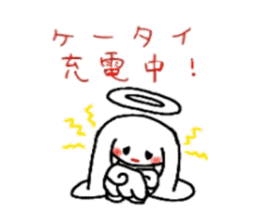 Ten usa(Angel rabbit) sticker #2062449