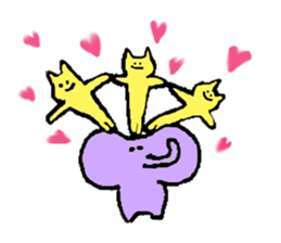 Animals that like gymnastics sticker #2062469