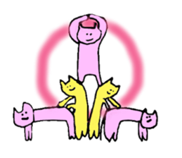 Animals that like gymnastics sticker #2062474