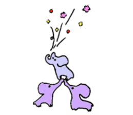 Animals that like gymnastics sticker #2062485