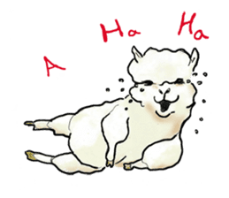 Fluffy Alpaca Family sticker #2062853
