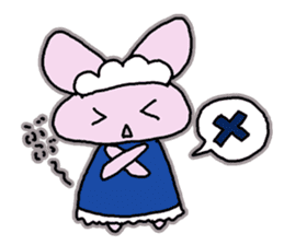 Rabbit maids conversation [Holiday] sticker #2063678