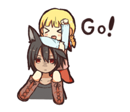 Wolf and Little Red Riding Hood sticker #2064175