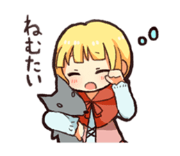 Wolf and Little Red Riding Hood sticker #2064181