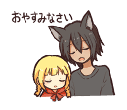 Wolf and Little Red Riding Hood sticker #2064182