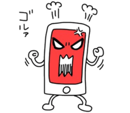 Smartphone boy sticker #2064513