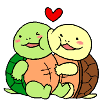 Turtle's life in English sticker #2064992
