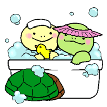 Turtle's life in English sticker #2065008