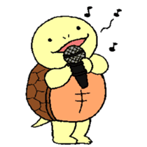 Turtle's life in English sticker #2065009
