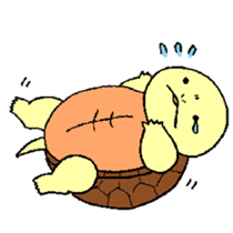 Turtle's life in English sticker #2065011
