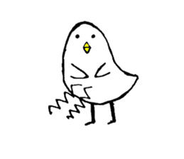 Daily life of demon-kawaii bird sticker #2065301