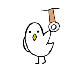 Daily life of demon-kawaii bird sticker #2065306