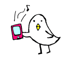 Daily life of demon-kawaii bird sticker #2065315