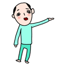 A playful man sticker #2065950