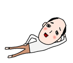 A playful man sticker #2065956