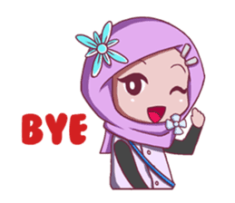 Najwa - Cute Hijaber sticker #2065975