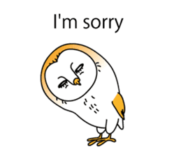 The Barn Owl of Sorrow English Version sticker #2066694