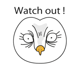The Barn Owl of Sorrow English Version sticker #2066695