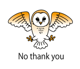 The Barn Owl of Sorrow English Version sticker #2066697