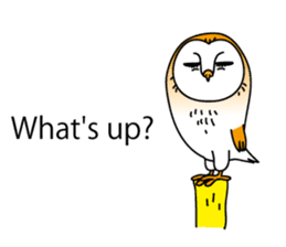 The Barn Owl of Sorrow English Version sticker #2066698