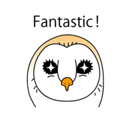 The Barn Owl of Sorrow English Version sticker #2066705