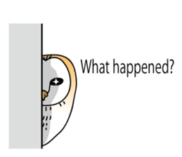 The Barn Owl of Sorrow English Version sticker #2066707