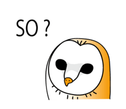 The Barn Owl of Sorrow English Version sticker #2066709