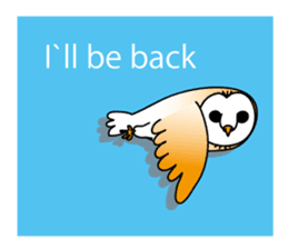The Barn Owl of Sorrow English Version sticker #2066710