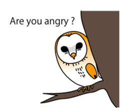 The Barn Owl of Sorrow English Version sticker #2066713