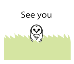 The Barn Owl of Sorrow English Version sticker #2066714
