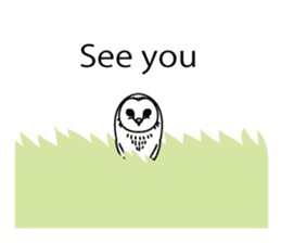 The Barn Owl of Sorrow English Version sticker #2066714