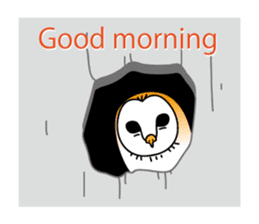 The Barn Owl of Sorrow English Version sticker #2066715