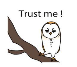 The Barn Owl of Sorrow English Version sticker #2066716