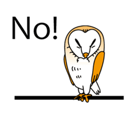 The Barn Owl of Sorrow English Version sticker #2066718