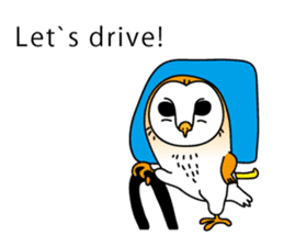 The Barn Owl of Sorrow English Version sticker #2066721