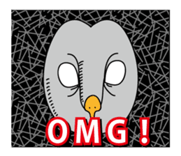 The Barn Owl of Sorrow English Version sticker #2066726