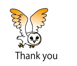 The Barn Owl of Sorrow English Version sticker #2066729