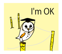 The Barn Owl of Sorrow English Version sticker #2066730