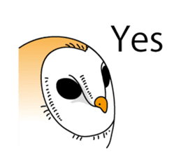 The Barn Owl of Sorrow English Version sticker #2066732