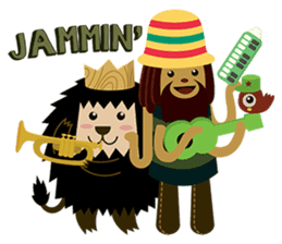 Rasta Monsters sticker #2066749
