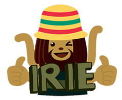 Rasta Monsters sticker #2066752