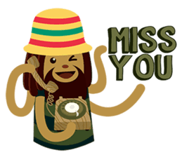 Rasta Monsters sticker #2066753